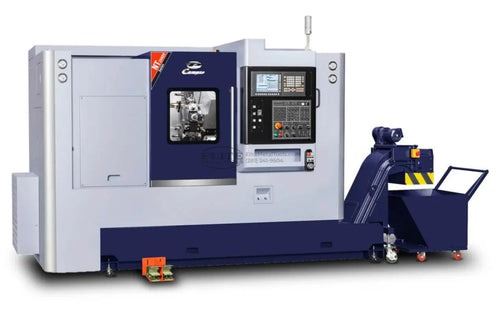 Three Phase Y Axis CNC Lathe Turning Center with 8” Chuck and 6” Sub-Spindle NT-208SY